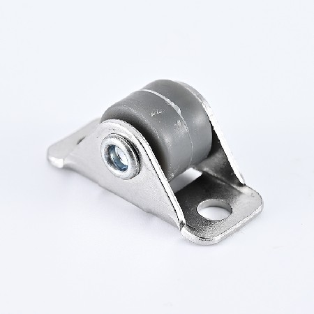 Small size drawer wheel 0.8-2-inch TPR soft rubber silent directional built-in bearing rail wheel factory wholesale