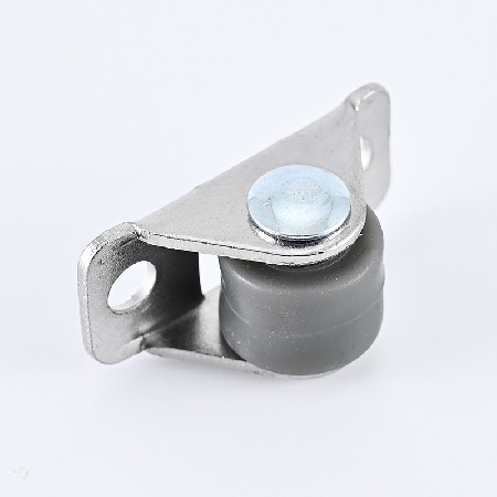 Small size drawer wheel 0.8-2-inch TPR soft rubber silent directional built-in bearing rail wheel factory wholesale