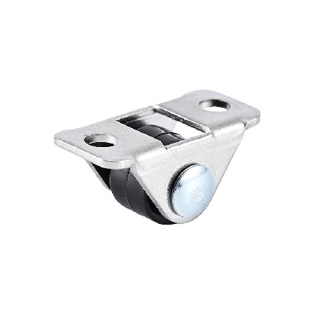 Small size drawer wheel 0.8-2-inch TPR soft rubber silent directional built-in bearing rail wheel factory wholesale