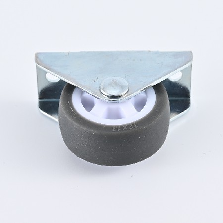 L-type guide rail wheel 0.8-2-inch TPR track wheel soft rubber silent directional built-in bearing drawer wheel wholesale