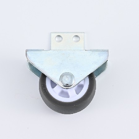 L-type guide rail wheel 0.8-2-inch TPR track wheel soft rubber silent directional built-in bearing drawer wheel wholesale