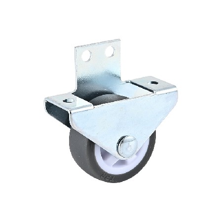 L-type guide rail wheel 0.8-2-inch TPR track wheel soft rubber silent directional built-in bearing drawer wheel wholesale
