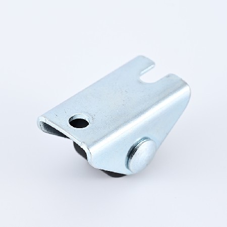 Small size fork straight wheel 0.8 inch -2 inch black nylon drawer wheel silent directional guide rail wheel wholesale