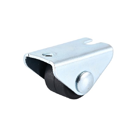 Small size fork straight wheel 0.8 inch -2 inch black nylon drawer wheel silent directional guide rail wheel wholesale