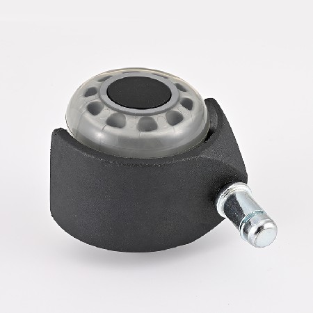 E-sports chair universal wheel 3-inch plug-in transparent style office furniture card spring roller silent foot wheel wholesale