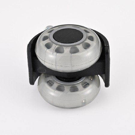 E-sports chair universal wheel 3-inch plug-in transparent style office furniture card spring roller silent foot wheel wholesale